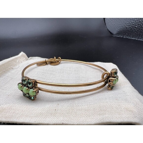 ALEX & Ani Green Rhinestone Bracelet - Picture 2 of 3